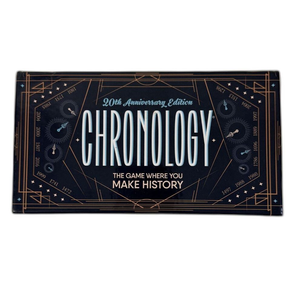 Chronology Game 20th Anniversary Buffalo Games Historical Timeline Trivia Cards